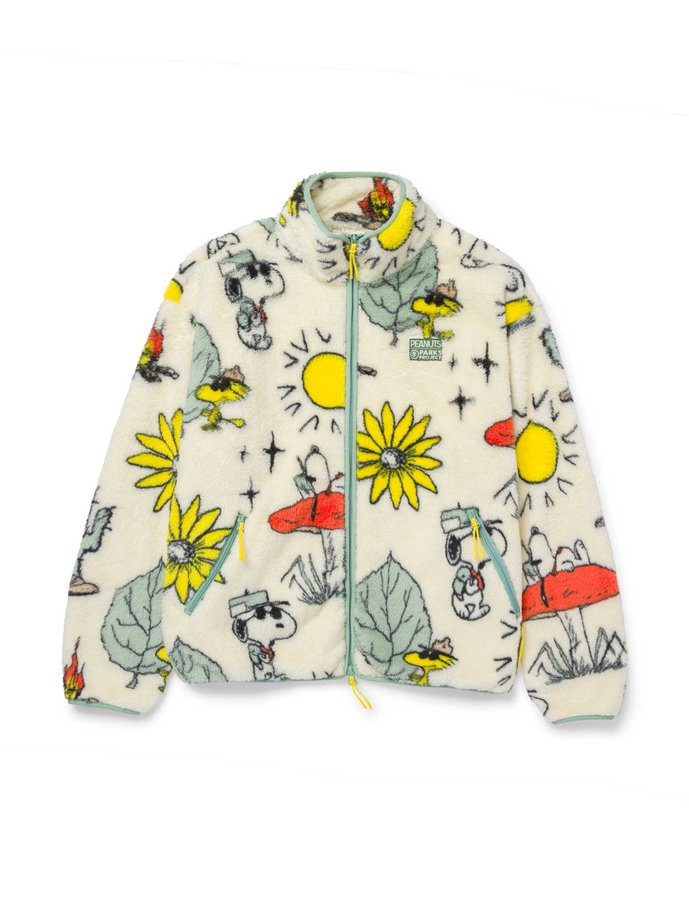Peanuts snoopy Fleece Jacket parks project brand new